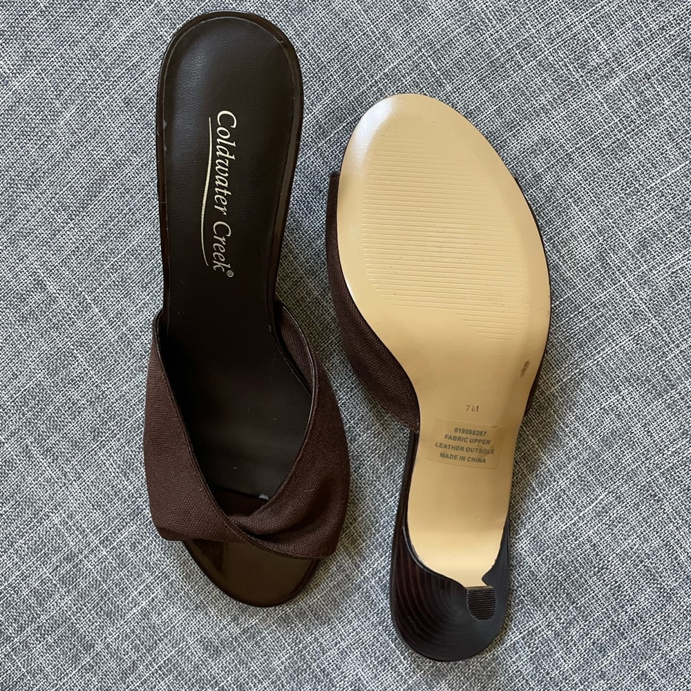 Coldwater Creek BRN Heels
